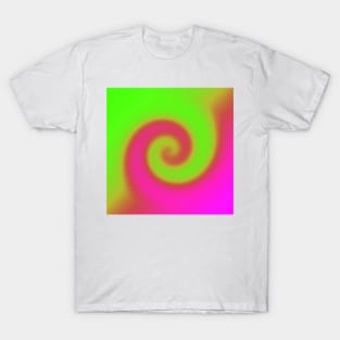 Swirl Green Pink T-Shirt